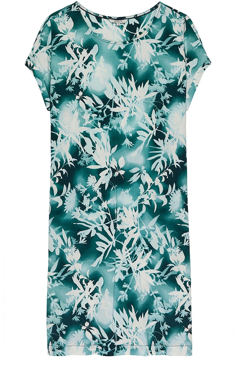 Tropical Print Shift Dress