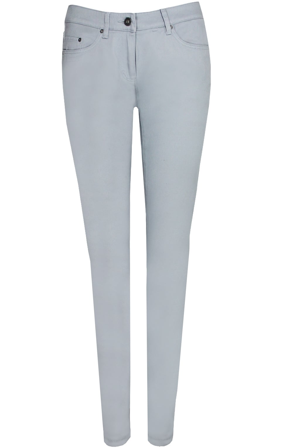 True grey slim leg jeans