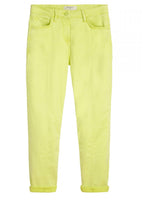True Lime Cropped Trousers