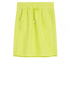 True Lime Linen Skirt