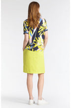 True Lime Linen Skirt
