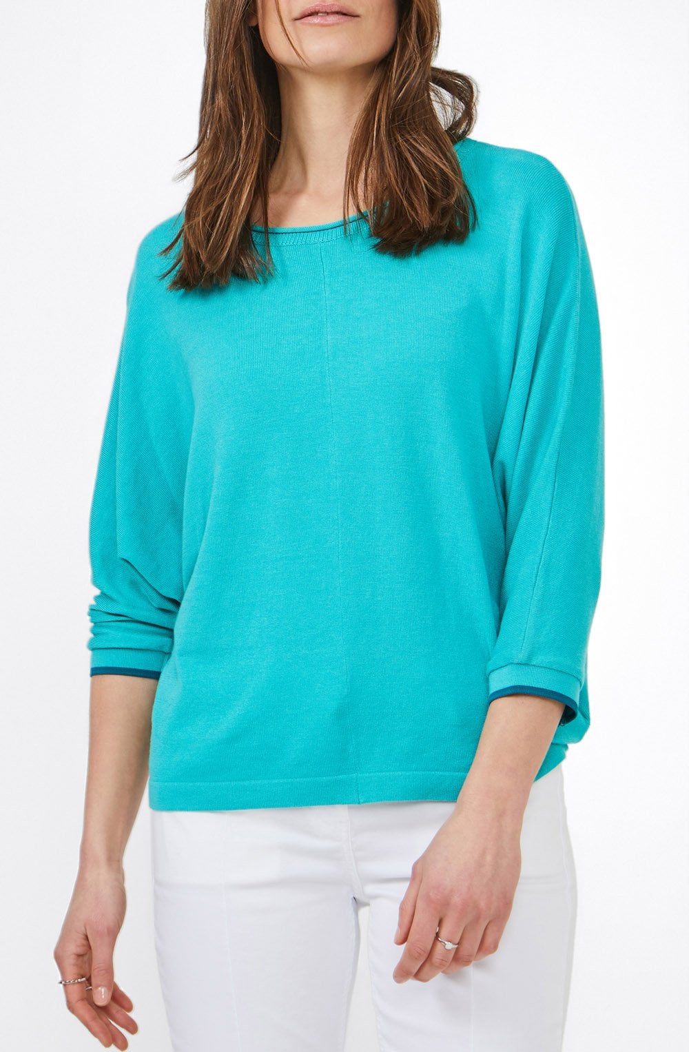 Turquoise Fine Knit Jumper
