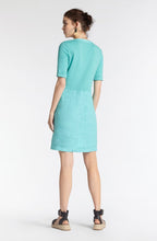 Turquoise Linen Dress