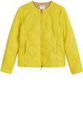 Vibrant Yellow Quilted Jacket