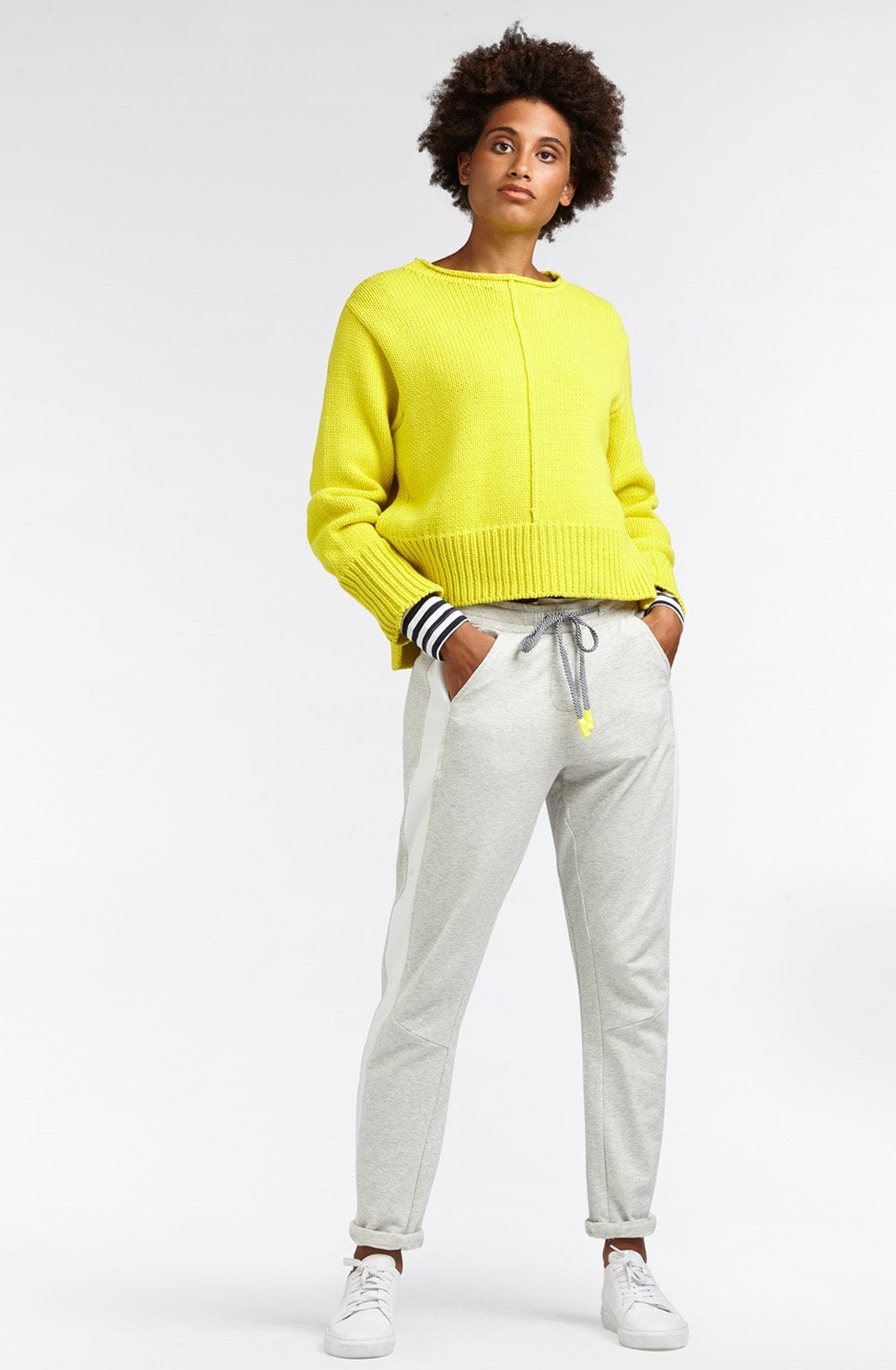 Warm Yellow Knit Sweater