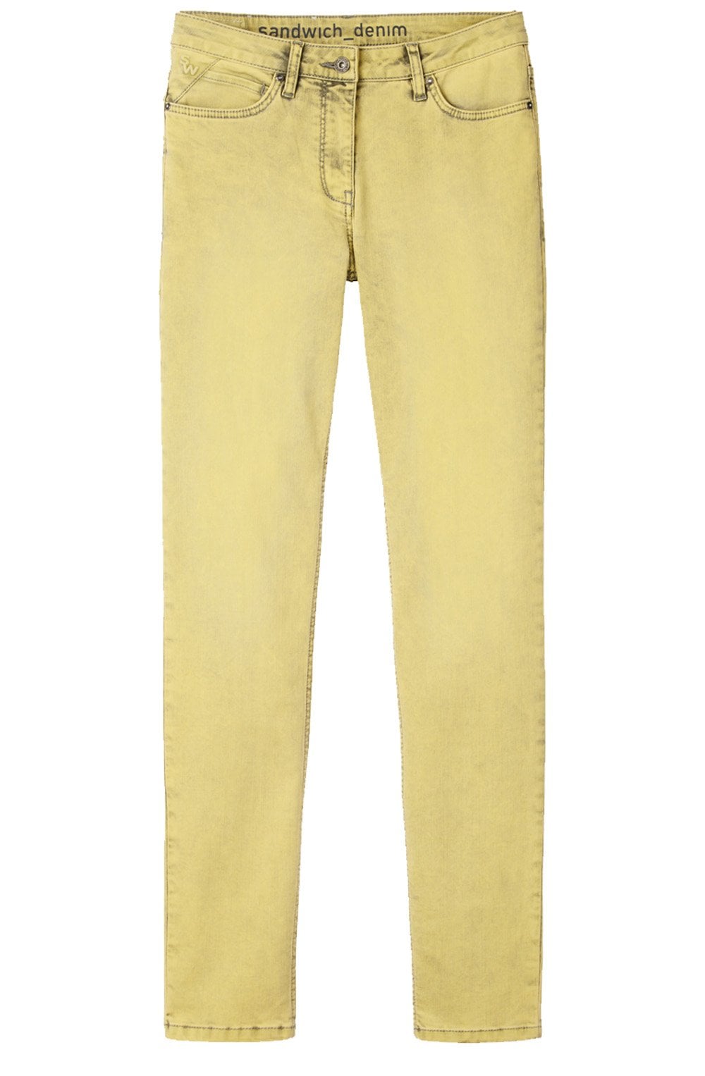 Warm Yellow Slim Leg Jeans