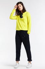 Warm Yellow Tie Detailed Sweater