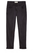 Washed Black Cropped Trousers