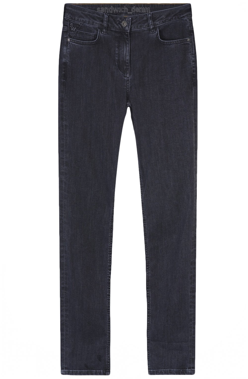 Washed Grey Denim Jeans