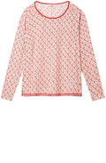 Washed Rose Patterned Blouse