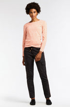 Washed Rose Zebra Print Top