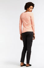 Washed Rose Zebra Print Top