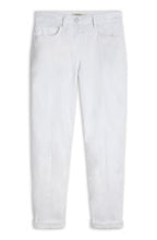 White Cropped Trousers