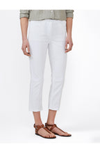 White Cropped Trousers