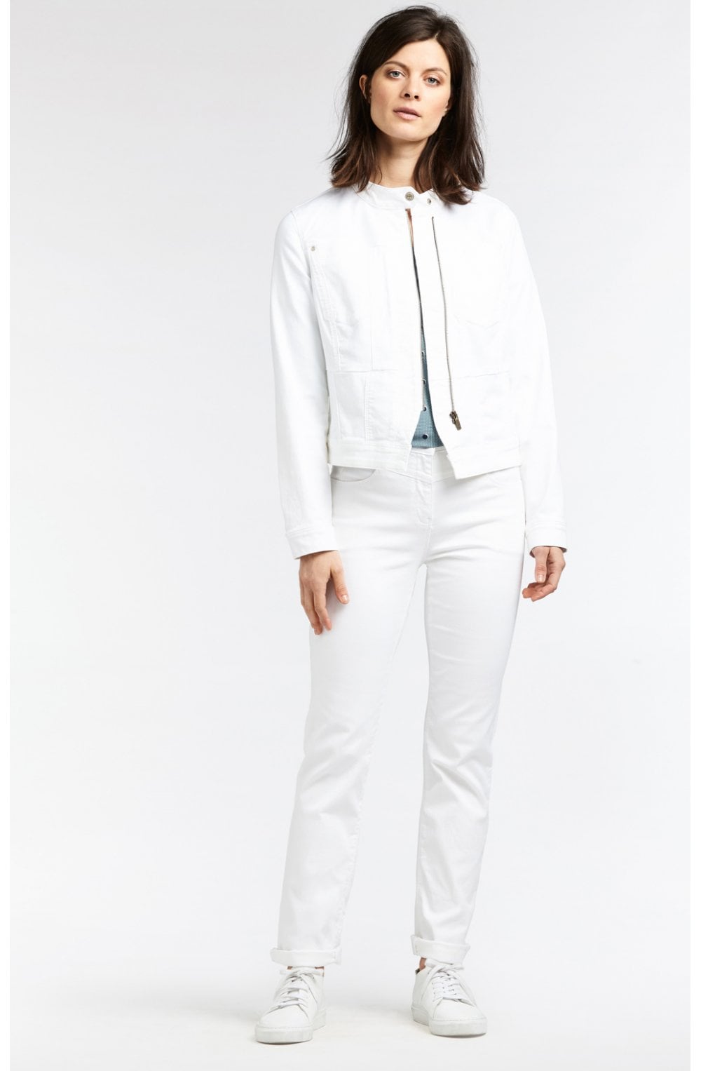White Denim Jacket