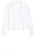 White Jersey Jacket