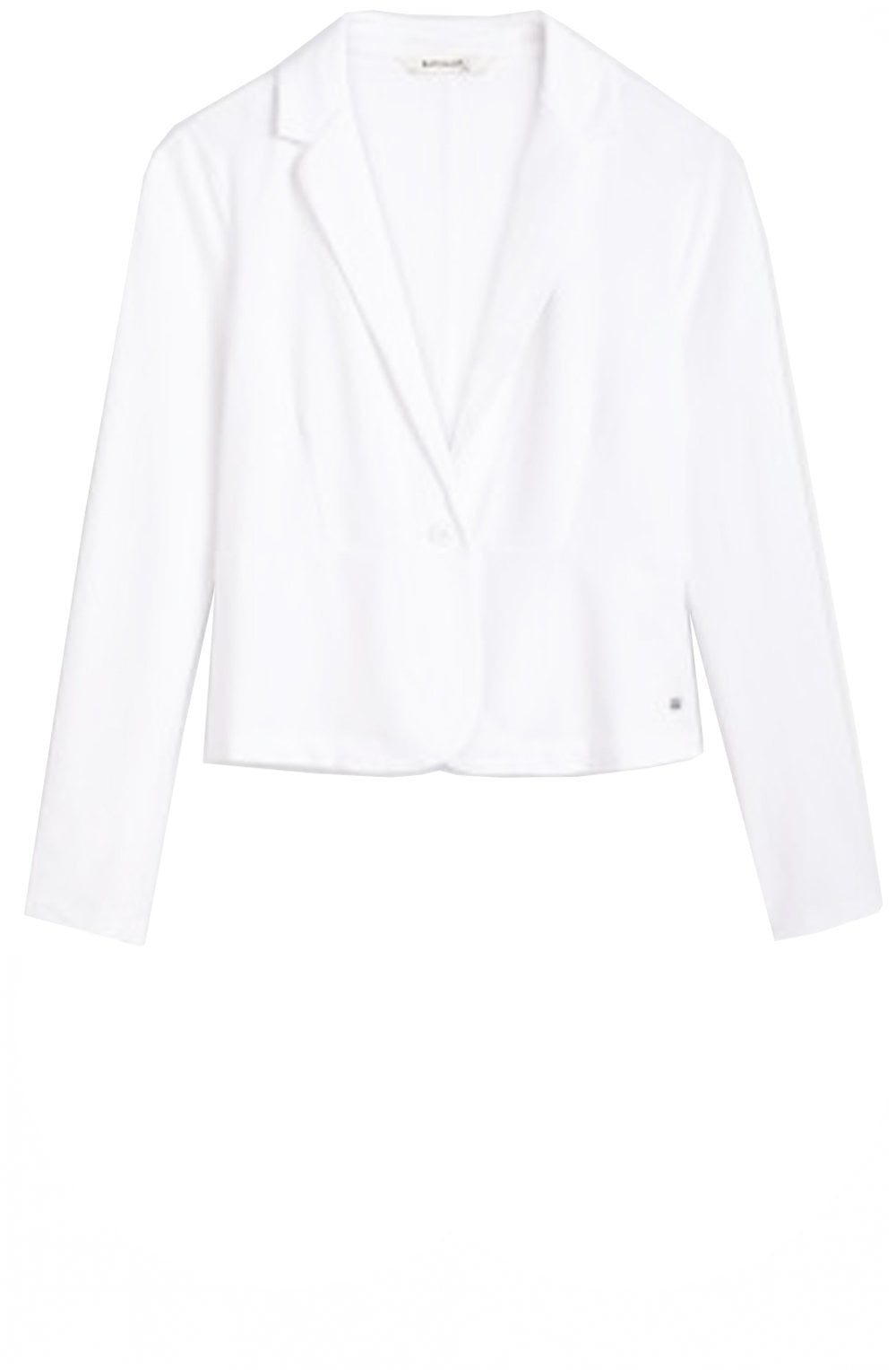 White Jersey Jacket