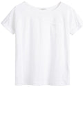White Jersey T Shirt