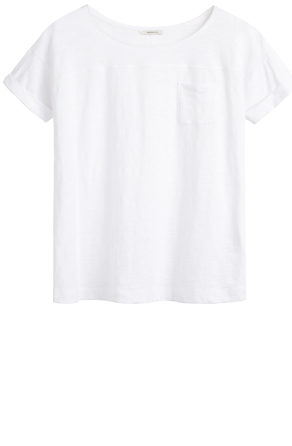 White Jersey T Shirt