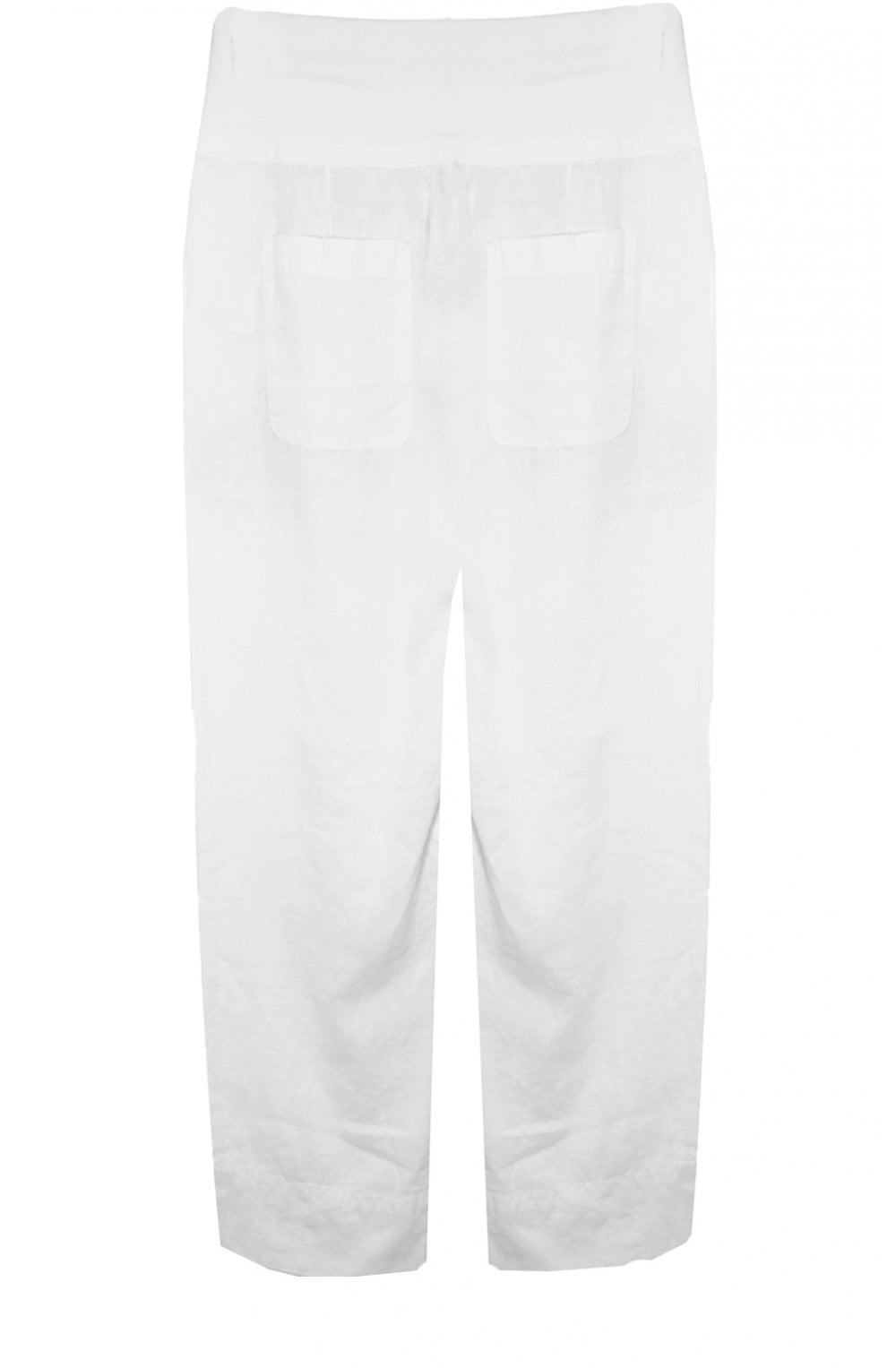 White Linen Culottes