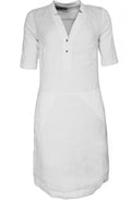 White Linen Dress