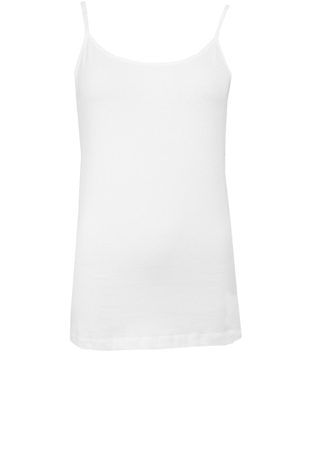 White String Strap Vest