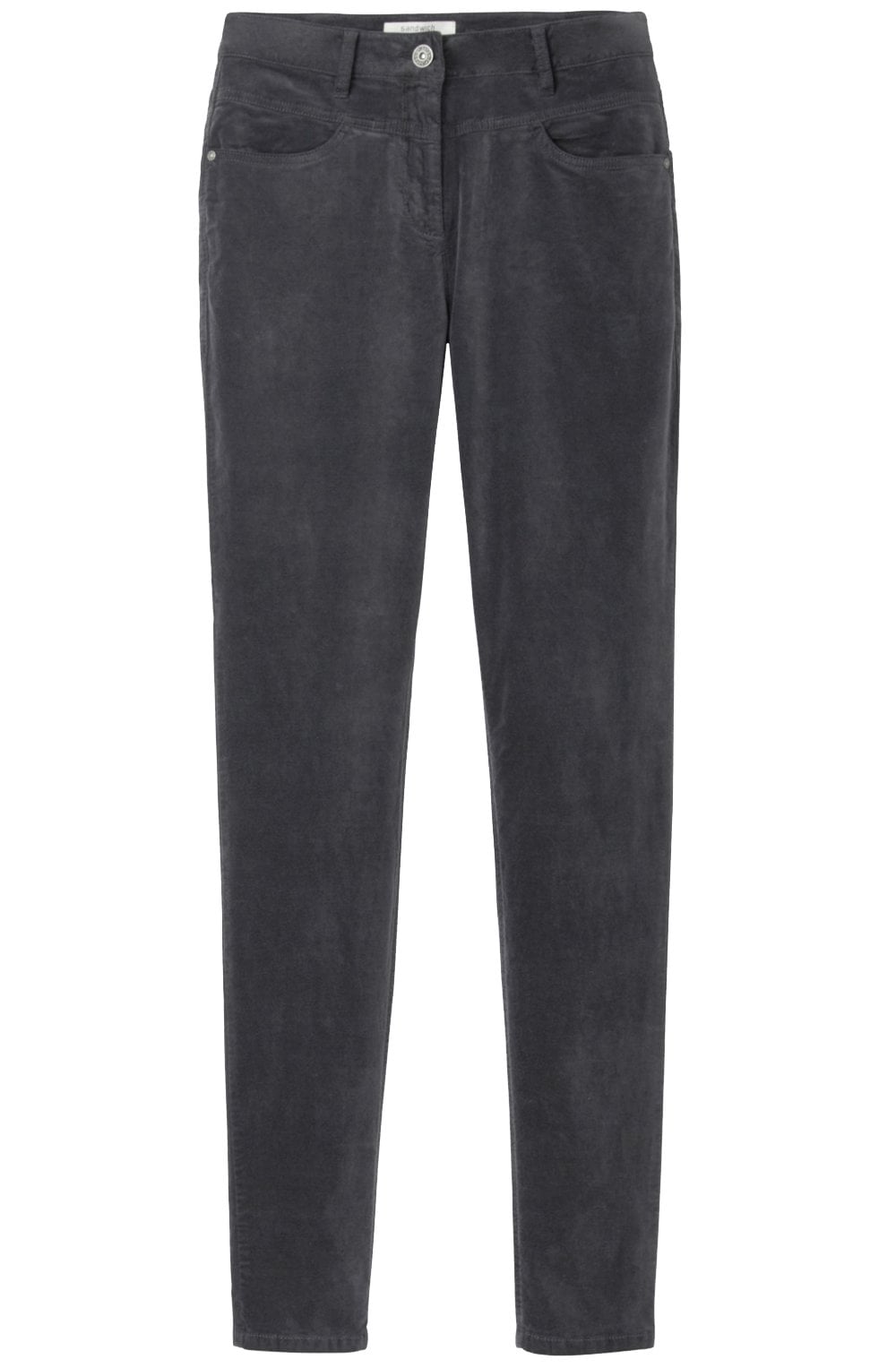 Wnter Grey Velvet Trousers