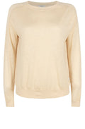 Wood Ash Fine and Open Mixed Knit Pullover