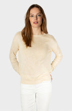 Wood Ash Fine and Open Mixed Knit Pullover