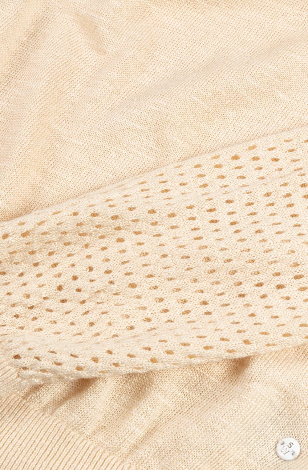 Wood Ash Fine and Open Mixed Knit Pullover