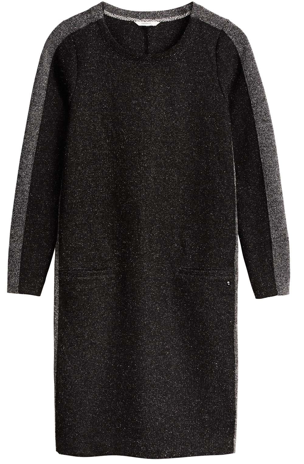 Woven Fleck Shift Dress