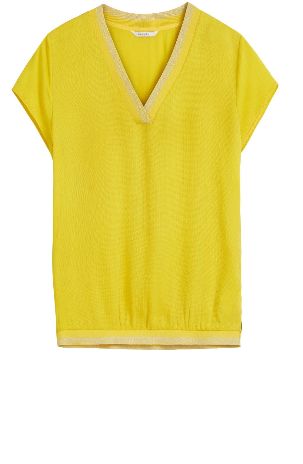 Yellow Boxy Shape Blouse