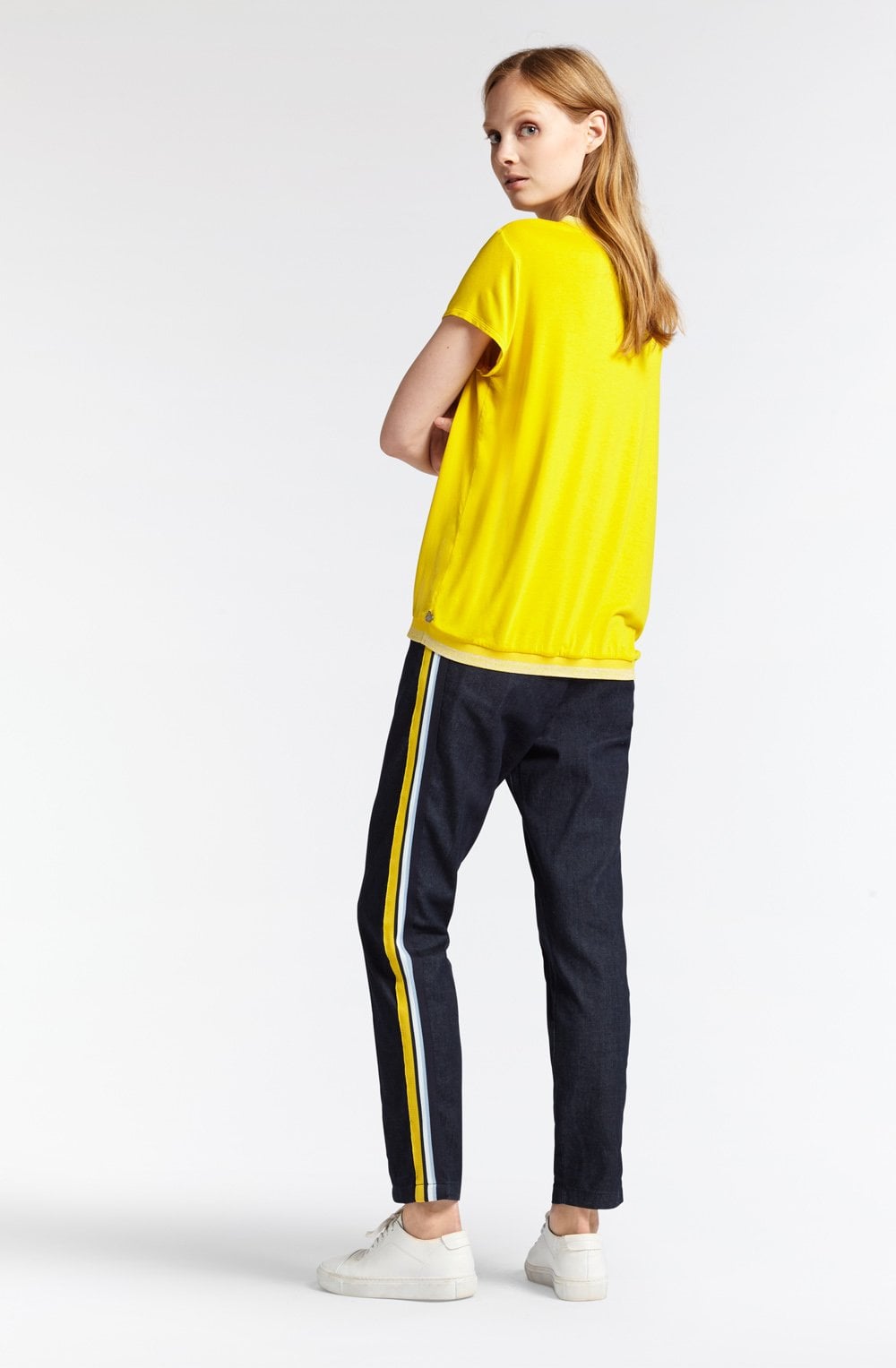 Yellow Boxy Shape Blouse