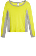Yellow & Grey Edged Jumper