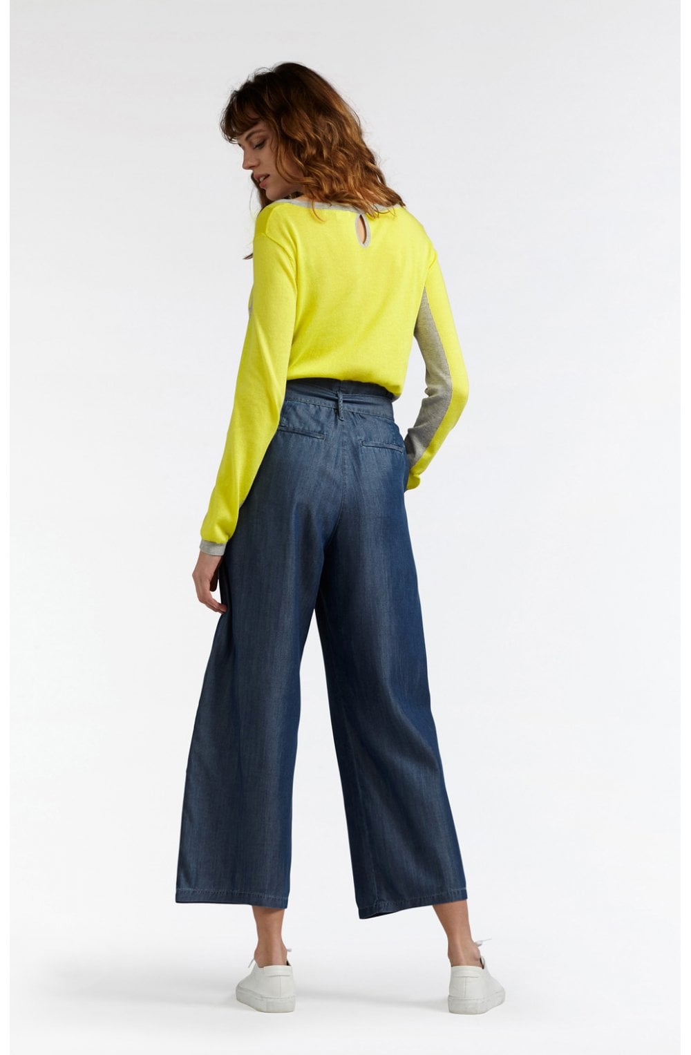 Yellow & Grey Edged Jumper