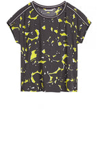 Yellow & Grey Patterned Blouse