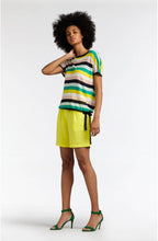 Yellow Linen Shorts