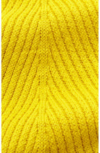 Yellow Ribbed Front Jumper