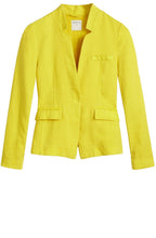 Yellow Tailored Jacket