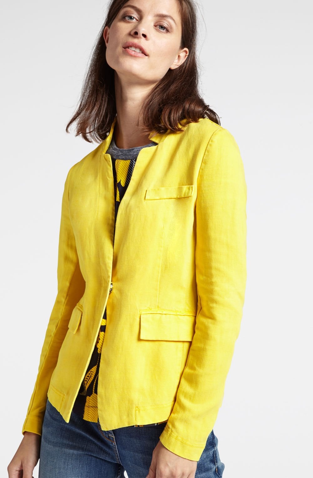 Yellow Tailored Jacket