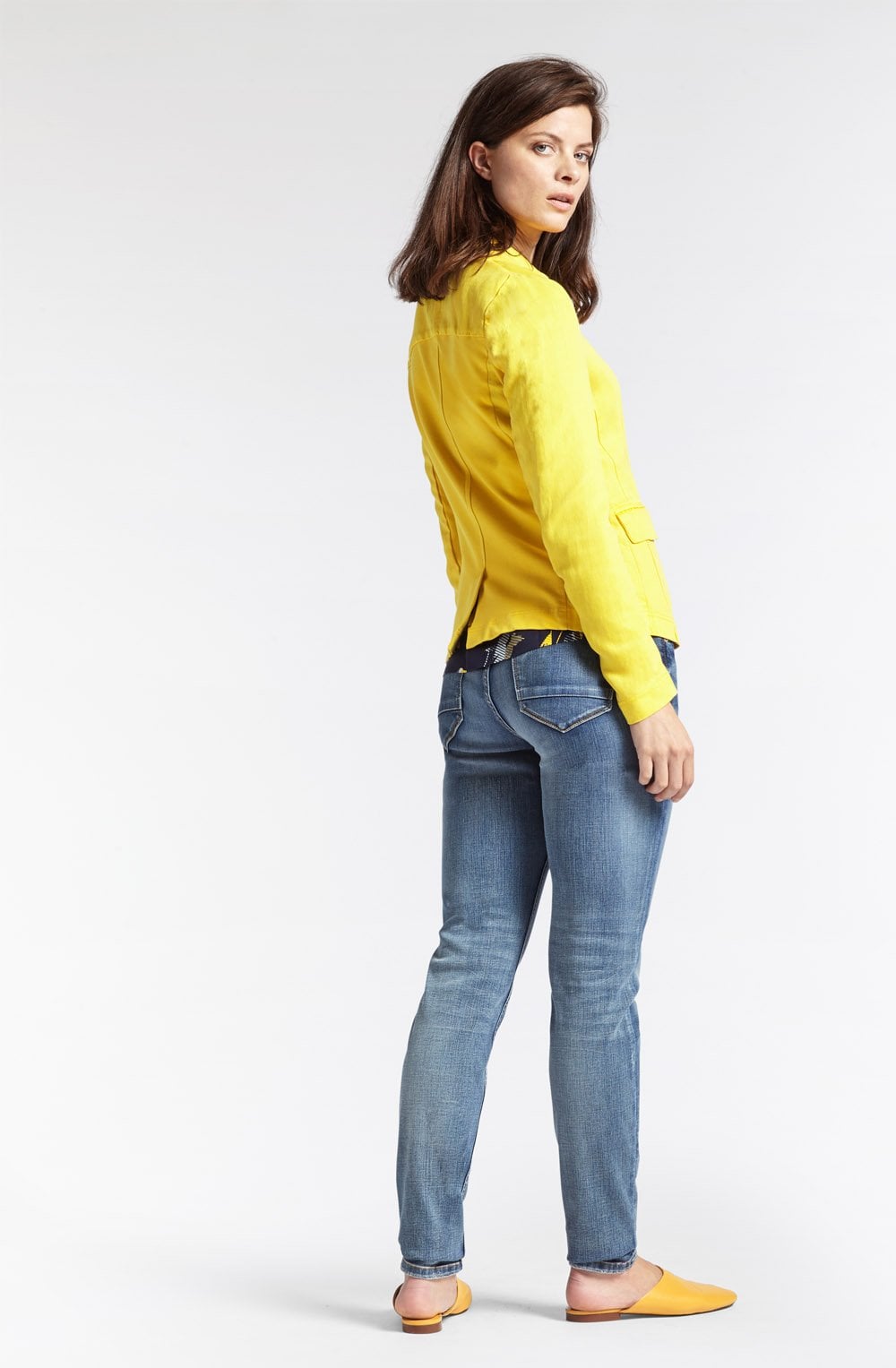 Yellow Tailored Jacket
