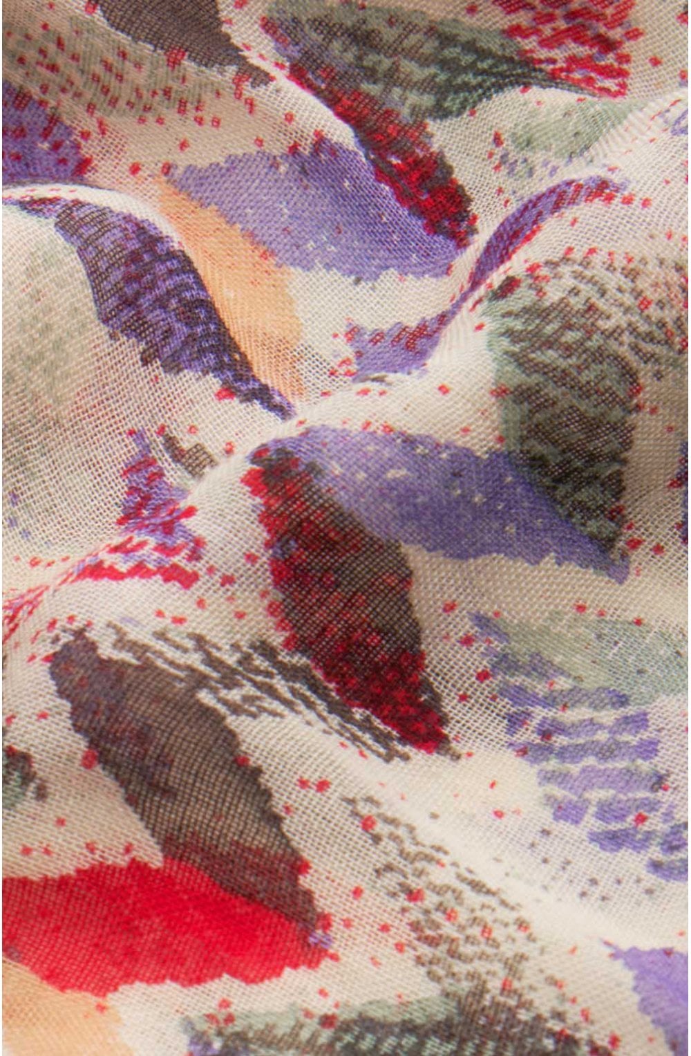 Zig Zag Print Scarf