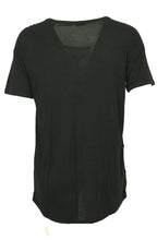 Sheer parttern top black