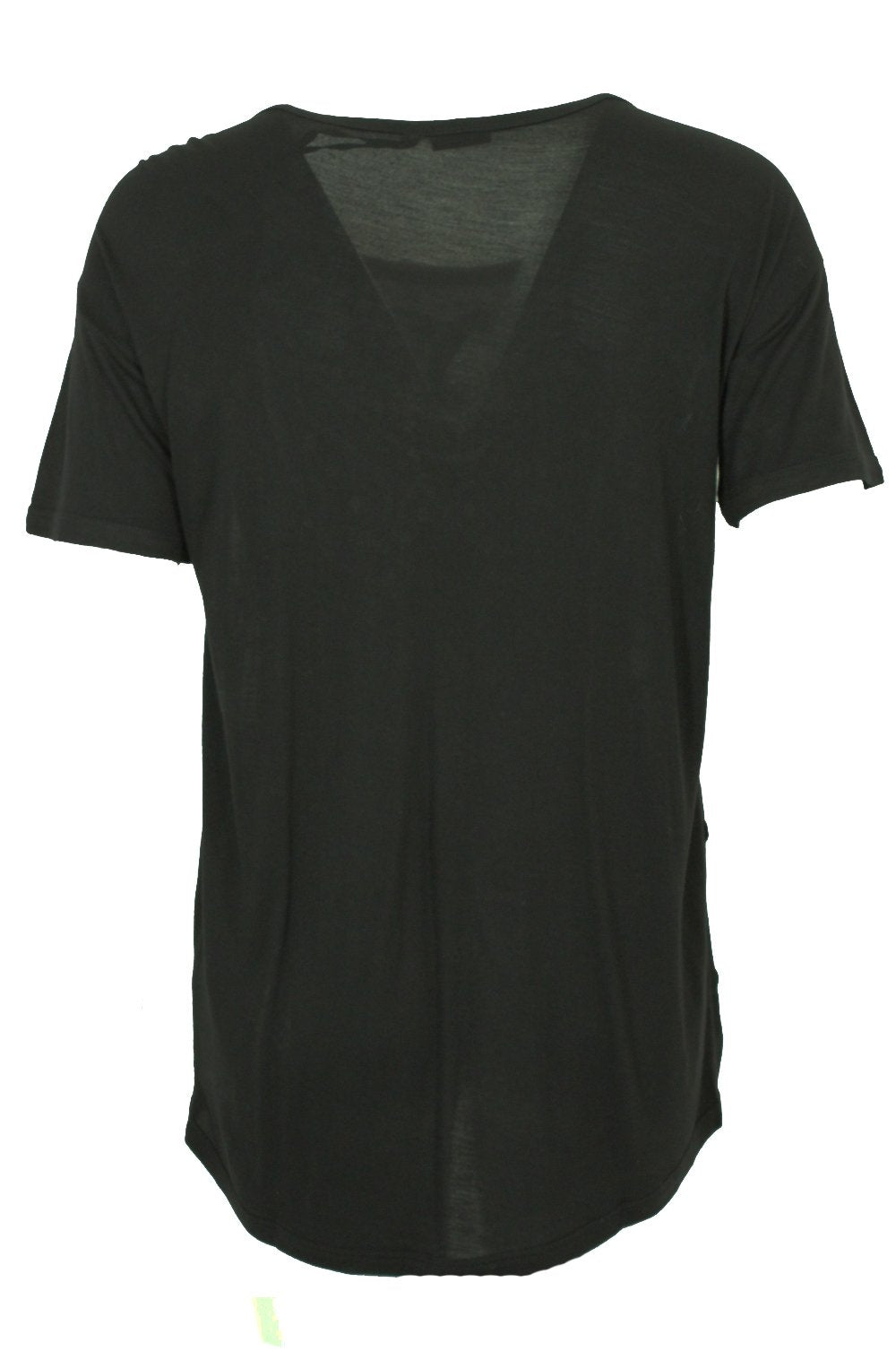 Sheer parttern top black
