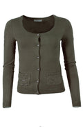 Short cardigan with pockets