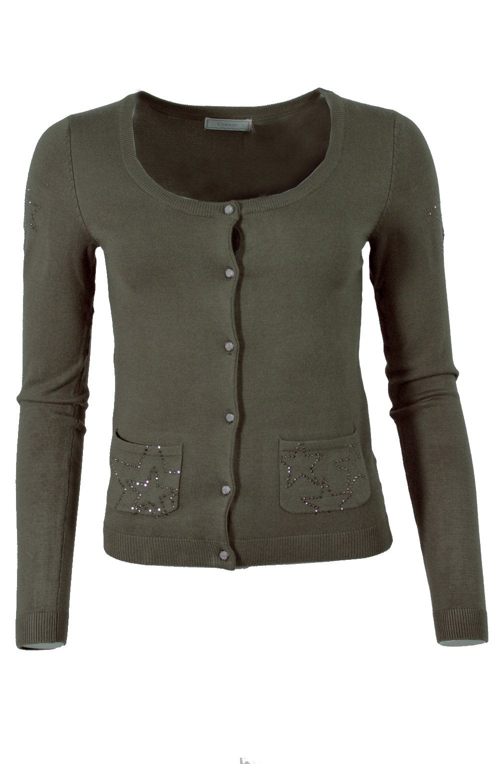 Short cardigan with pockets