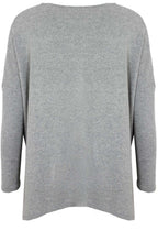 Siviglia Oversized Grey Sweater