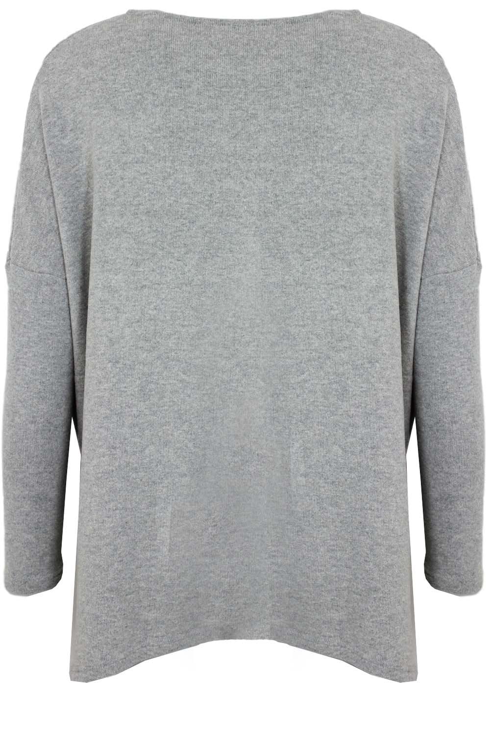 Siviglia Oversized Grey Sweater