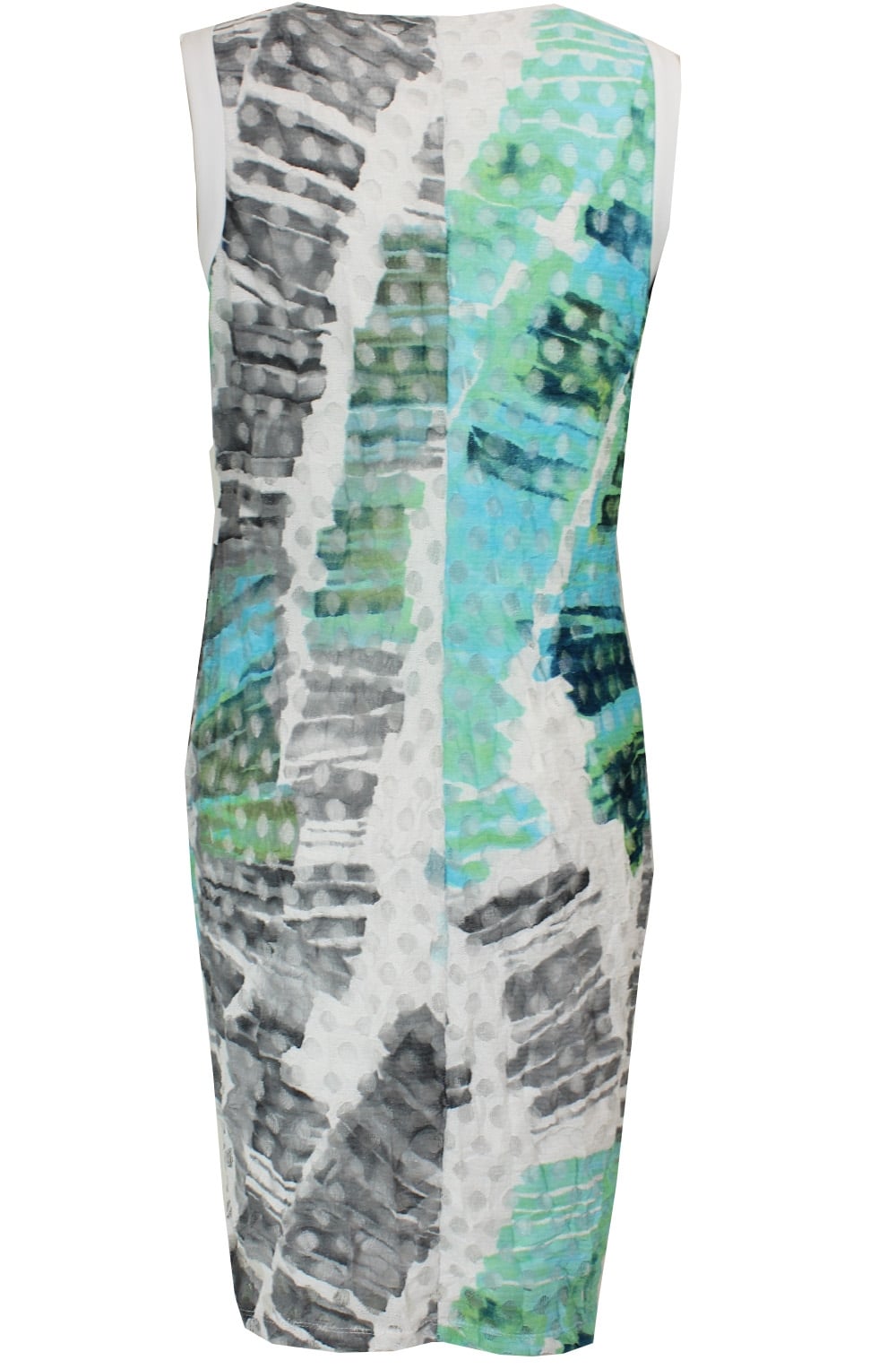 Sleeveless patterned Dress