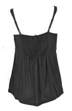 Smock style strap top